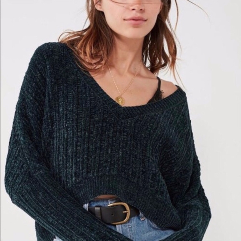 Silence + Noise crop sweater